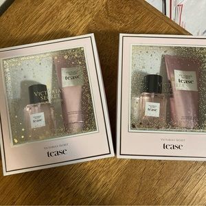 Victoria’s Secret Tease spray and lotion gift boxes